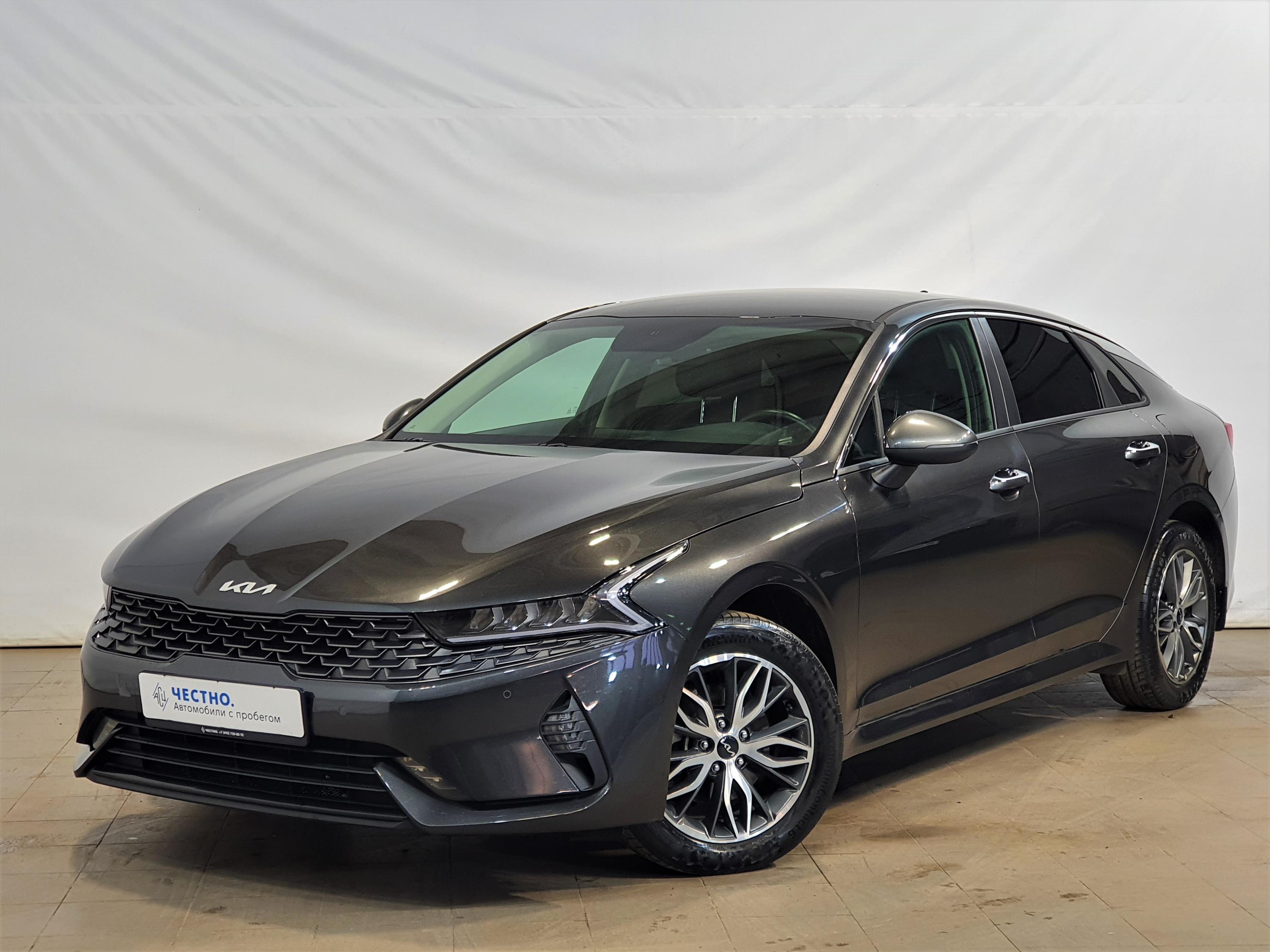 Автомобиль Kia K5 III поколение 2.5 AT (194 л.с.) Luxe Черный 2021 с пробегом 56103 км