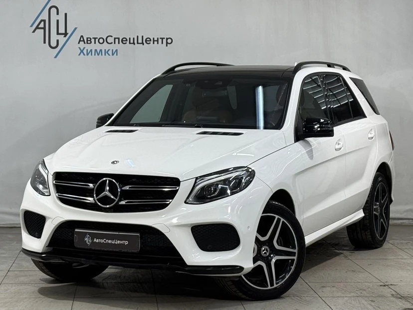 Автомобиль Mercedes-Benz GLE I поколение (W166) 350 3.0d AT 4Matic (249 л.с.) Особая серия Белый 2018 с пробегом 59 300 км