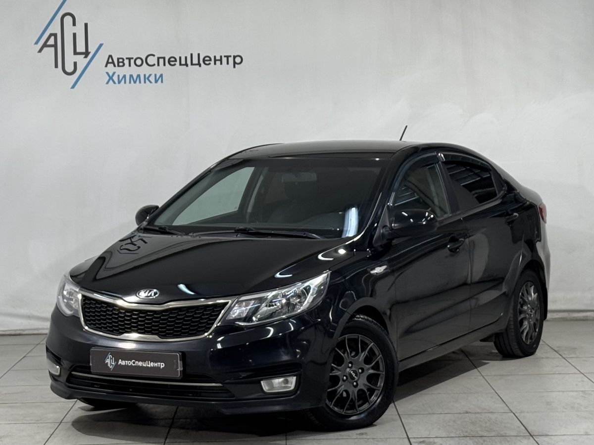 Kia Rio III [рестайлинг] 1.6 MT (123 л.с.) Comfort Аудио Чёрный 2016 с пробегом 105 000 км
