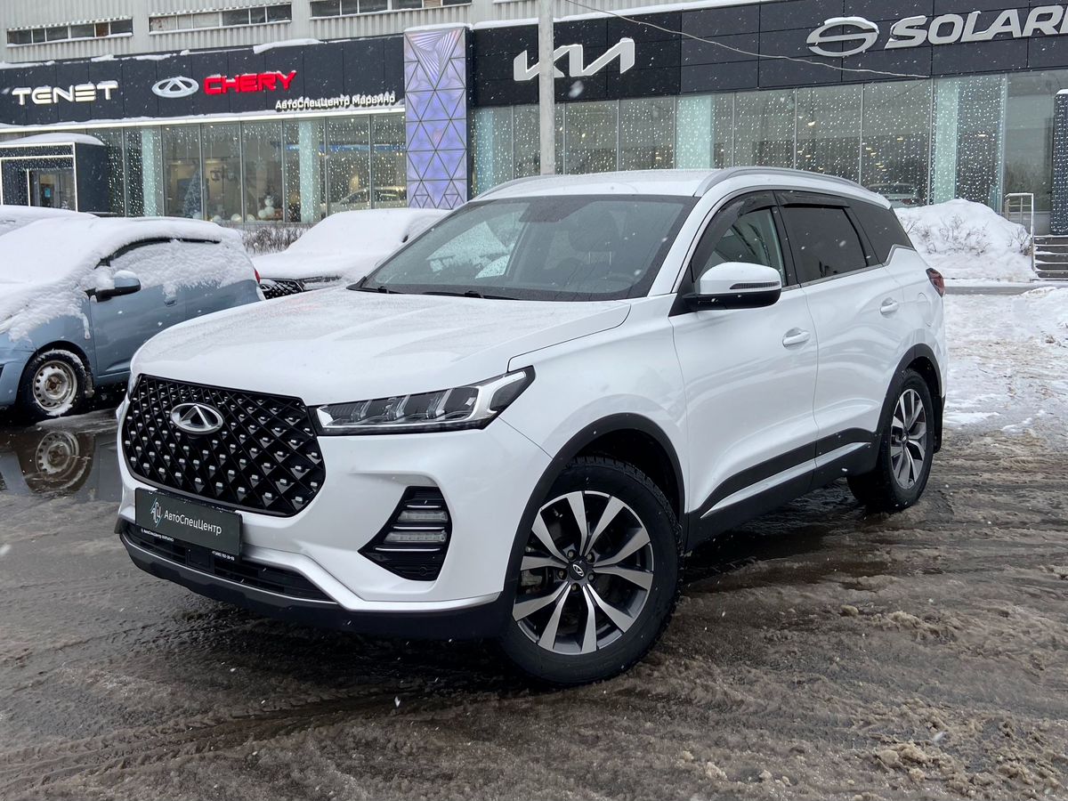Автомобиль CHERY Tiggo 7 Pro I поколение 1.5 CVT (147 л.с.) Elite (2020) Белый 2022 с пробегом 33 000 км