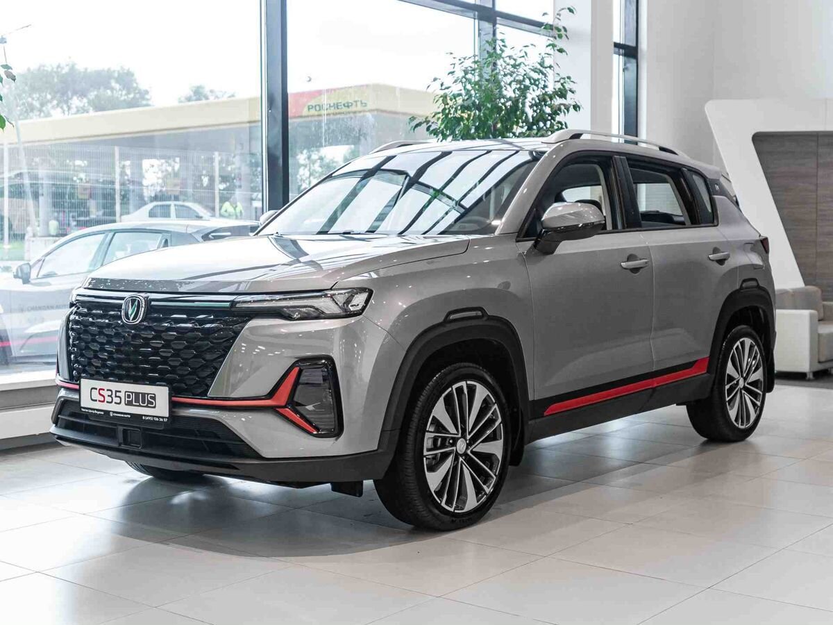 Автомобиль Changan CS35PLUS I [рестайлинг] 1.4 AMT (150 л.с.) Tech Серый 2024 новый
