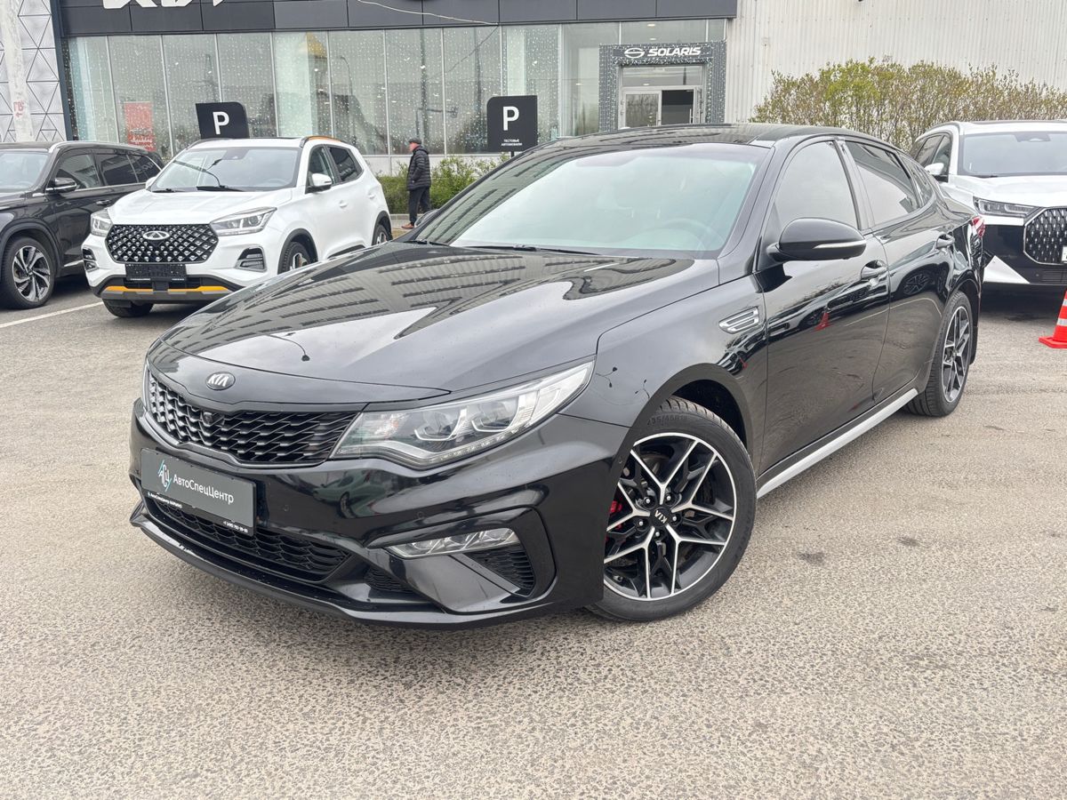 Kia Optima IV [рестайлинг] 2.4 AT (188 л.с.) GT Line Чёрный 2018 с пробегом 156 000 км