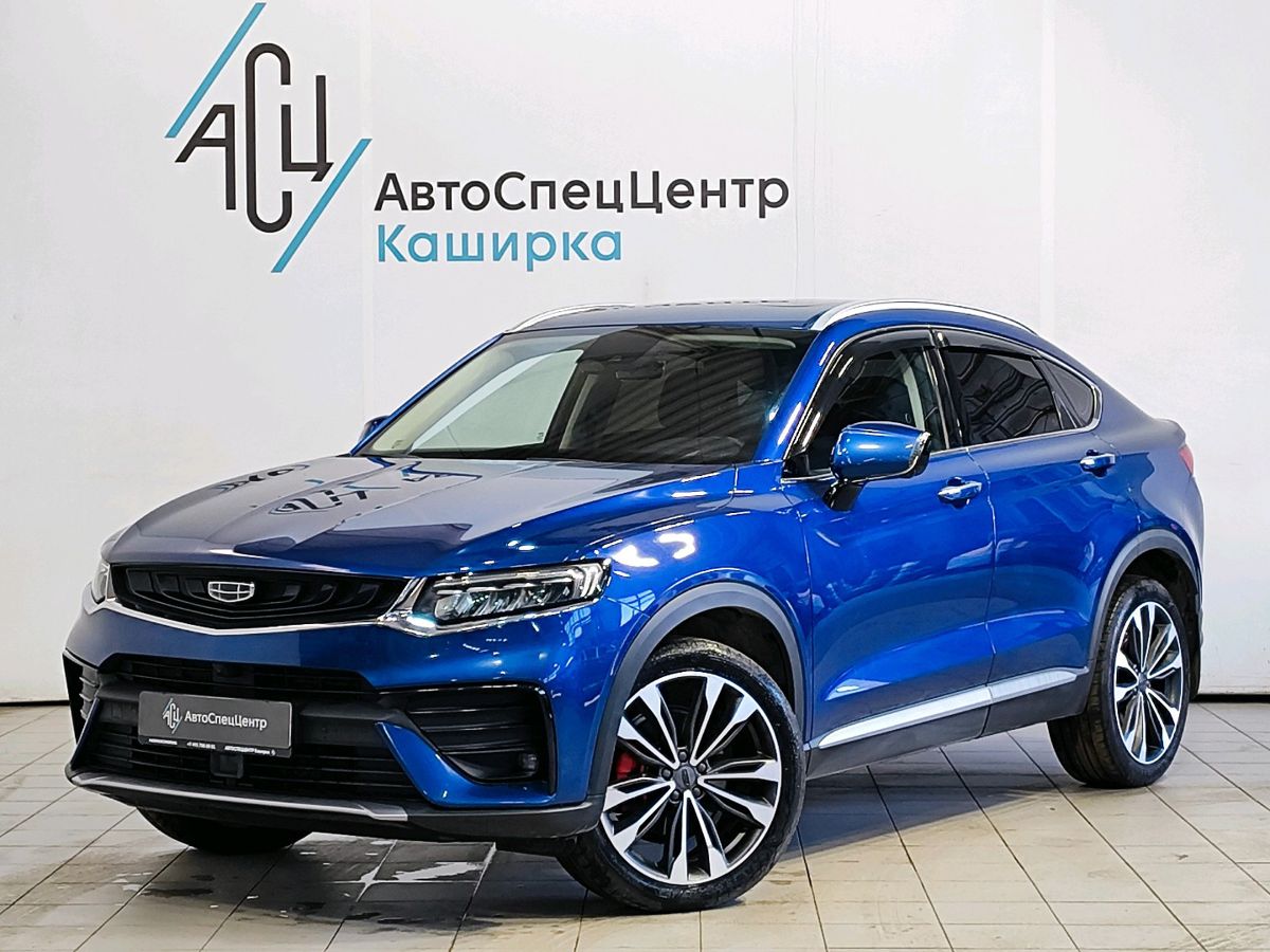 Автомобиль Geely Tugella I поколение 2.0 AT 4WD (238 л.с.) Flagship Синий 2022 с пробегом 91 221 км