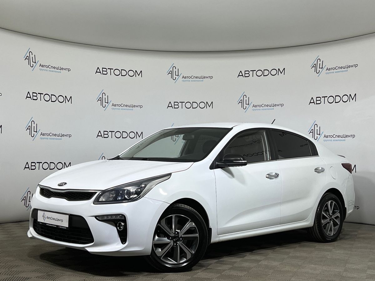 Kia Rio IV поколение 1.6 AT (123 л.с.) Premium Белый 2018 с пробегом 133 000 км