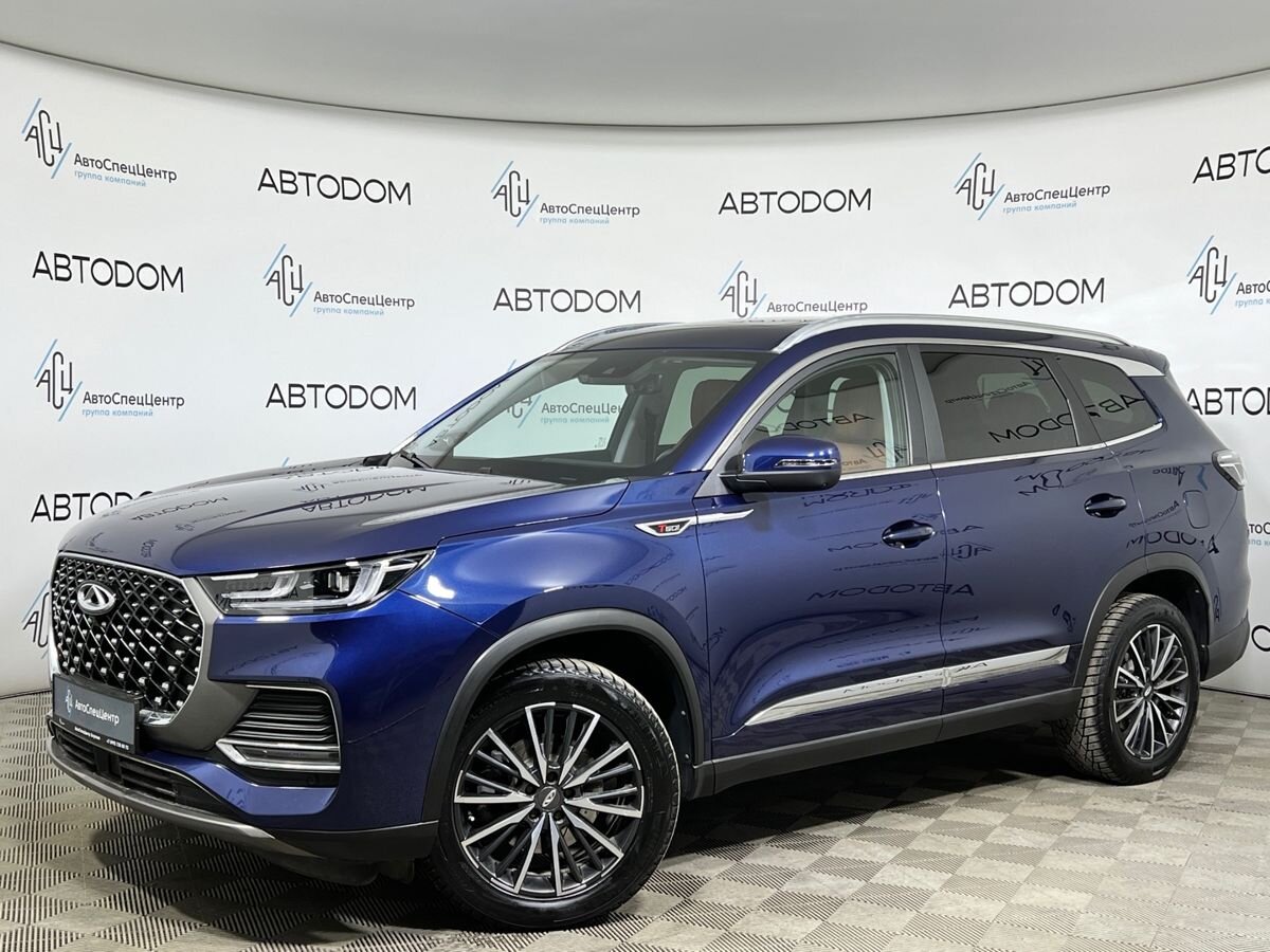 Автомобиль CHERY Tiggo 8 Pro Max I поколение 2.0 AMT 4WD (197 л.с.) Ultimate Синий 2022 с пробегом 59 527 км