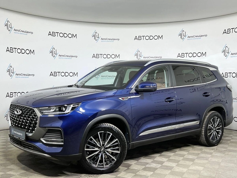 Автомобиль CHERY Tiggo 8 Pro Max I поколение 2.0 AMT 4WD (197 л.с.) Ultimate Синий 2022 с пробегом 59 527 км