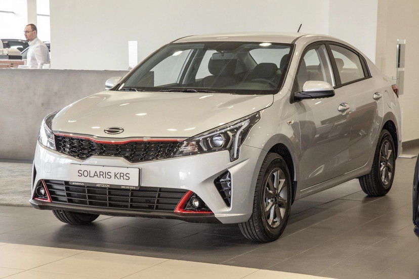 Автомобиль Solaris KRS I поколение 1.6 AT (123 л.с.) Style Серебристый 2025 новый