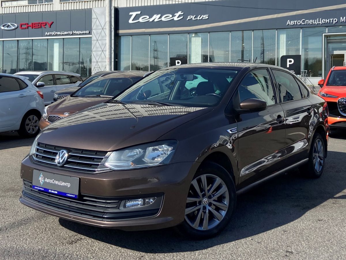 Volkswagen Polo V [рестайлинг] 1.6 AT (110 л.с.) LIFE Коричневый 2019 с пробегом 105 000 км