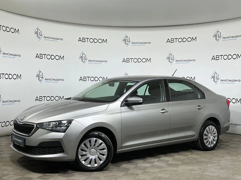 Skoda Rapid II поколение 1.6 AT (110 л.с.) Hockey Edition Серый 2021 с пробегом 57 274 км