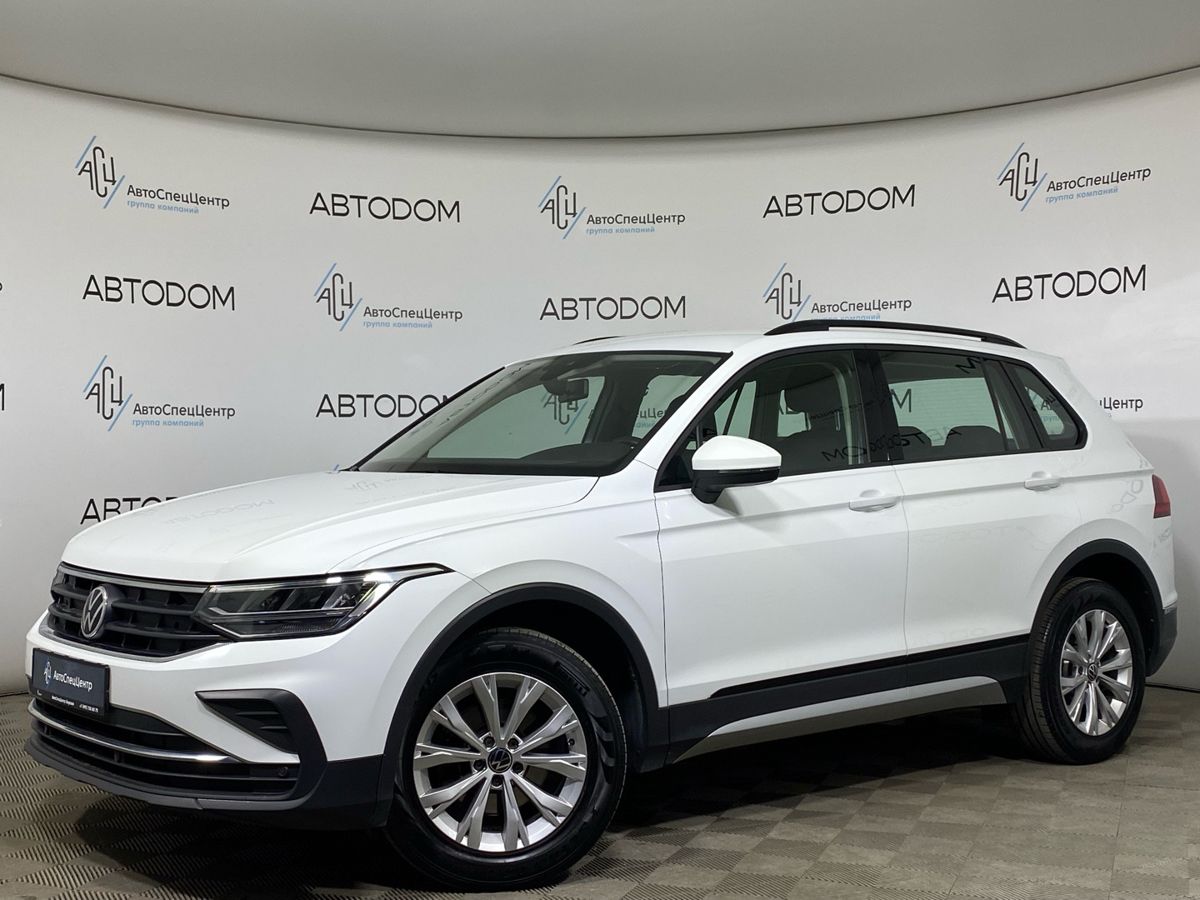 Volkswagen Tiguan II [рестайлинг] 1.4 AMT 4WD (150 л.с.) Status Белый 2021 с пробегом 86 000 км